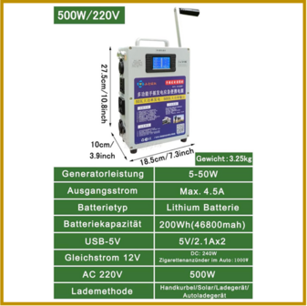 POWERSTATION 02 - 220V / 500W